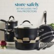Rachael Ray Cucina Ceramic Cookware Set - 13 Pieces - Ceramic Pots and Pans Set w/Nonstick Frying Pans, Saute Pan, Saucepans, Stockpot, Lids, Pan Protectors & Cooking Utensils - Peppercorn Rachael Ray Cucina Ceramic Cookware Set - 13 Pieces - Ceramic Pots and Pans Set w/Nonstick Frying Pans, Saute Pan, Saucepans, Stockpot, Lids, Pan Protectors & Cooking Utensils - Peppercorn