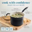 Rachael Ray Cucina Ceramic Cookware Set - 13 Pieces - Ceramic Pots and Pans Set w/Nonstick Frying Pans, Saute Pan, Saucepans, Stockpot, Lids, Pan Protectors & Cooking Utensils - Peppercorn Rachael Ray Cucina Ceramic Cookware Set - 13 Pieces - Ceramic Pots and Pans Set w/Nonstick Frying Pans, Saute Pan, Saucepans, Stockpot, Lids, Pan Protectors & Cooking Utensils - Peppercorn