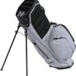 Sun Mountain Men's Eclipse 4.5 Lightweight VLO Hybrid Stand Golf Bag, 14-Way Top, 2026 Model, Gray White Black Sun Mountain Men's Eclipse 4.5 Lightweight VLO Hybrid Stand Golf Bag, 14-Way Top, 2026 Model