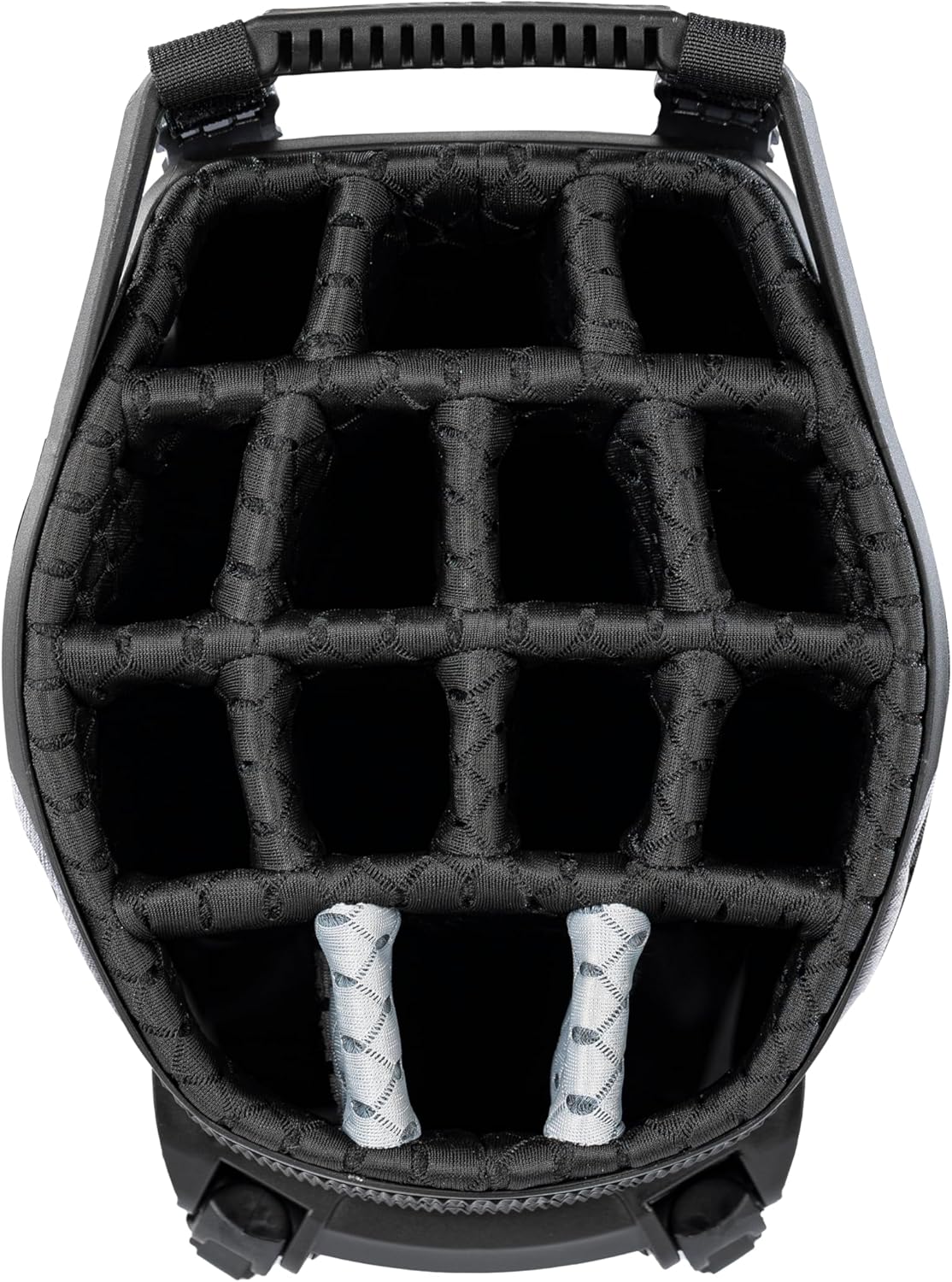 Sun Mountain Men's Eclipse 4.5 Lightweight VLO Hybrid Stand Golf Bag, 14-Way Top, 2026 Model, Gray White Black Sun Mountain Men's Eclipse 4.5 Lightweight VLO Hybrid Stand Golf Bag, 14-Way Top, 2026 Model