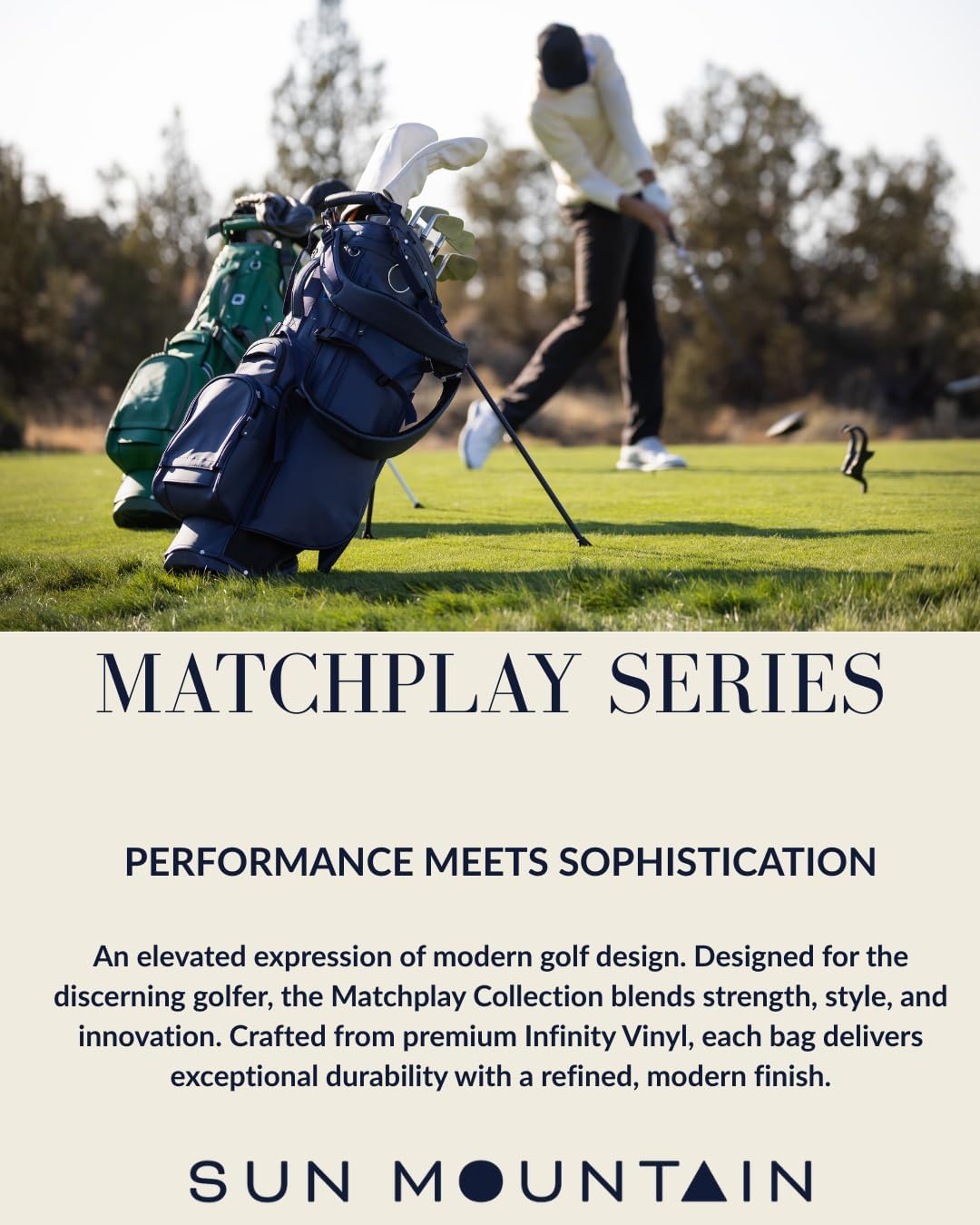 Sun Mountain Men's Matchplay Lightweight Stand Golf Bag, 4-Way Top, 2025 Model, Green-Fairway Sun Mountain Men's Matchplay Lightweight Stand Golf Bag, 4-Way Top, 2025 Model