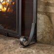 Evergreen Black 30-in to 37-in W x 25-1/2-in to 32-1/2-in H (Medium) Cabinet-style Fireplace Doors with Clear Glass
