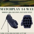 Sun Mountain Men's Matchplay Lightweight Stand Golf Bag, 14-Way Top, 2025 Model, Black