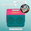 Igloo Kool Tunes Retro Bluetooth Boombox Cooler, 14 Qt Playmate Cooler with Speakers