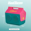 Igloo Kool Tunes Retro Bluetooth Boombox Cooler, 14 Qt Playmate Cooler with Speakers