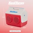 Igloo Kool Tunes Retro Bluetooth Boombox Cooler, 14 Qt Playmate Cooler with Speakers