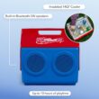Igloo Kool Tunes Retro Bluetooth Boombox Cooler, 14 Qt Playmate Cooler with Speakers