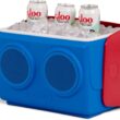 Igloo Kool Tunes Retro Bluetooth Boombox Cooler, 14 Qt Playmate Cooler with Speakers