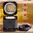 KitchenAid Compact 8 Cup Grain and Rice Cooker with Automatic Sensing and Integrated Scale, KGC2154, Black Matte