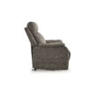 Signature Design by Ashley Crestmeade Fossil Gray Power Lift Recliner with Heat Massage and USB Charging