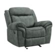 Picket House Furnishings Tasso Charcoal Polyester Upholstered Glider