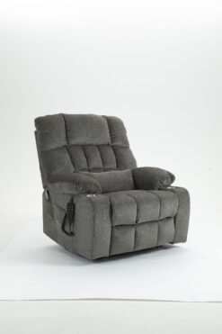 LOVMOR Lift Chair for Big and Tall Person with Inconvenient Legs: High Density Foam Lift Sofa with Heat and Massage 2 Pockets 2 Cup Holder 2 Remote OKIN Motor