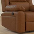 Flash Furniture Marius Cognac LeatherSoft Faux leather Upholstered Stationary