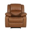 Flash Furniture Marius Cognac LeatherSoft Faux leather Upholstered Stationary