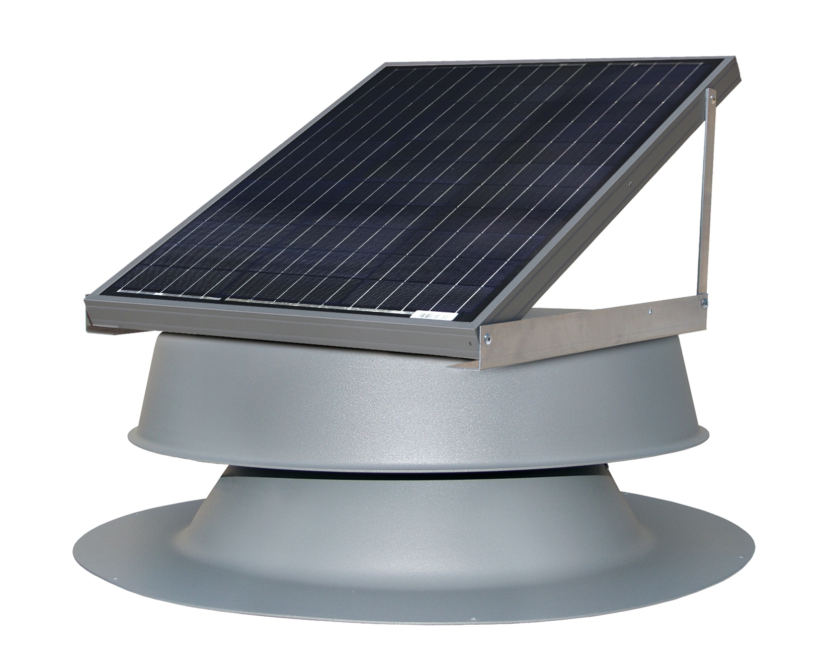 Skyview Solar Attic Fans Grey Aluminum Roll Power Roof Vent Skyview Solar Attic Fans Grey Aluminum Roll Power Roof Vent