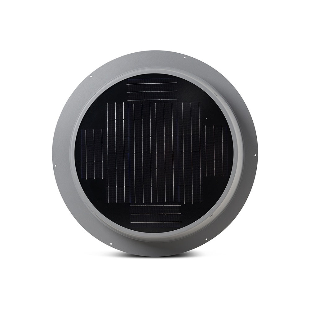 Skyview Solar Attic Fans Grey Aluminum Roll Power Roof Vent Skyview Solar Attic Fans Grey Aluminum Roll Power Roof Vent