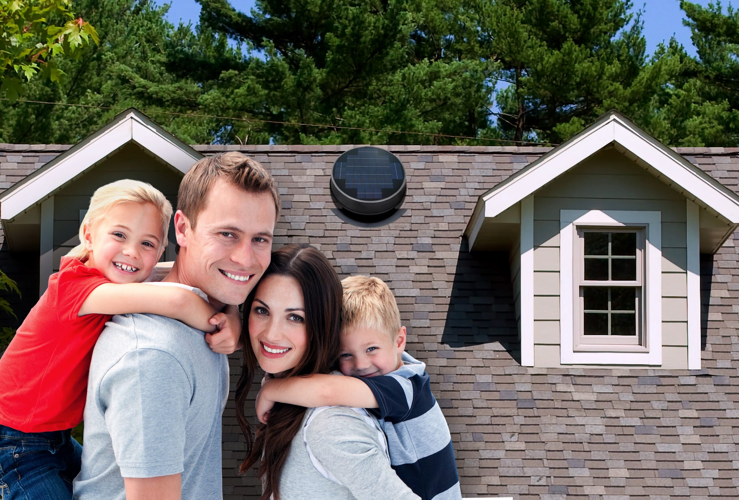 Skyview Solar Attic Fans Grey Aluminum Roll Power Roof Vent Skyview Solar Attic Fans Grey Aluminum Roll Power Roof Vent