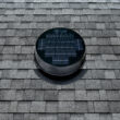 Skyview Solar Attic Fans Grey Aluminum Roll Power Roof Vent Skyview Solar Attic Fans Grey Aluminum Roll Power Roof Vent