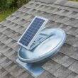 Master Flow 525 -CFM Mill Galvanized steel Solar Power Roof Vent