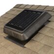 Master Flow Green Machine 750 -CFM Black Plastic Solar Power Roof Vent
