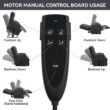 GZMR Up to 350 LBS 8-Point Vibration Massage Heating Power Lift Recliner Gray Polyester Upholstered Powered Reclining Stationary Infinite-position with Lift Assistance