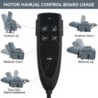 Boyel Living Gray Dual Motor Infinite Position Up to 350 LBS Chenille Power Lift Recliner Chair with Dual Cup Holders