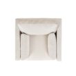 Jennifer Taylor Home Knox 36-in W Farmhouse French Beige Velvet Accent Armchair