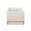 Jennifer Taylor Home Knox 36-in W Farmhouse French Beige Velvet Accent Armchair