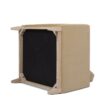 Jennifer Taylor Home Knox 36-in W Farmhouse Fawn Brown Velvet Accent Armchair