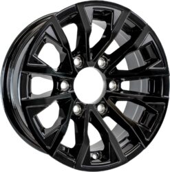 eCustomrim Aluminum Trailer Wheel 15X6 15 Inch Edge Style 6 Lug On 5.5 Inch Center Rim 3.75 Center Bore
