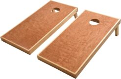 GoSports 4 ft x 2 ft Commercial Grade Cornhole Boards Set - Natural Wood Cornhole Boards, Choose from Different Bean Bag Color Combinations