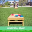 GoSports Premium 4 ft x 2 ft Regulation Competition-Ready Cornhole Board Set - Thick Wooden Board with Stop and Slide Bags - Complete Set for Yard Games, Backyard Outdoor Party Events