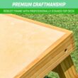 GoSports Premium 4 ft x 2 ft Regulation Competition-Ready Cornhole Board Set - Thick Wooden Board with Stop and Slide Bags - Complete Set for Yard Games, Backyard Outdoor Party Events