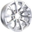 eCustomrim 2-Pack Aluminum Trailer Wheels 15X5 15 Inch Rim 3.19 Center Bore Silver Grey Machined 5 Lug