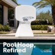 GoSports Coast Modern Poolside Basketball Hoop with Wheels - Premium Outdoor Pool Basketball Hoop with 2 Swimming Pool Basketballs and Ball Pump, White Coast Modern Poolside Basketball Hoop with Wheels - Premium Outdoor Pool Basketball Hoop with 2 Swimming Pool Basketballs and Ball Pump