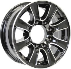 eCustomrim Aluminum Trailer Wheel 16X6 16 Inch Thoroughbred Style 8 Lug On 6.5 Inch Center Rim