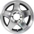 eCustomrim Aluminum Trailer Wheel 14X6 14 Inch Black Star Style 5 Lug On 4.5 Inch Center Rim 2200 lbs. 3.19 Center Bore