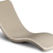 GoSports Coast Modern in Pool Lounge Chair - Waterproof & Weighted Chaise Lounger - Outdoor Pool Furniture for Patio or in Baja Shelf - Sand