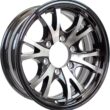eCustomrim Aluminum Trailer Wheel 16X6 16 Inch Machined Lip Style 6 Lug On 5.5 Inch Center Rim
