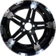 eCustomrim 18x9 Trailer Wheel Gloss Black Turismo Machined Face 5 Lug On 4.5 Center 18x9 Rim