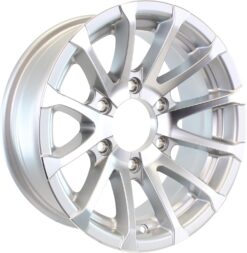 eCustomrim Aluminum Trailer Wheel 16X6 16 Inch Avalanche Style 6 Lug On 5.5 Inch Center Rim