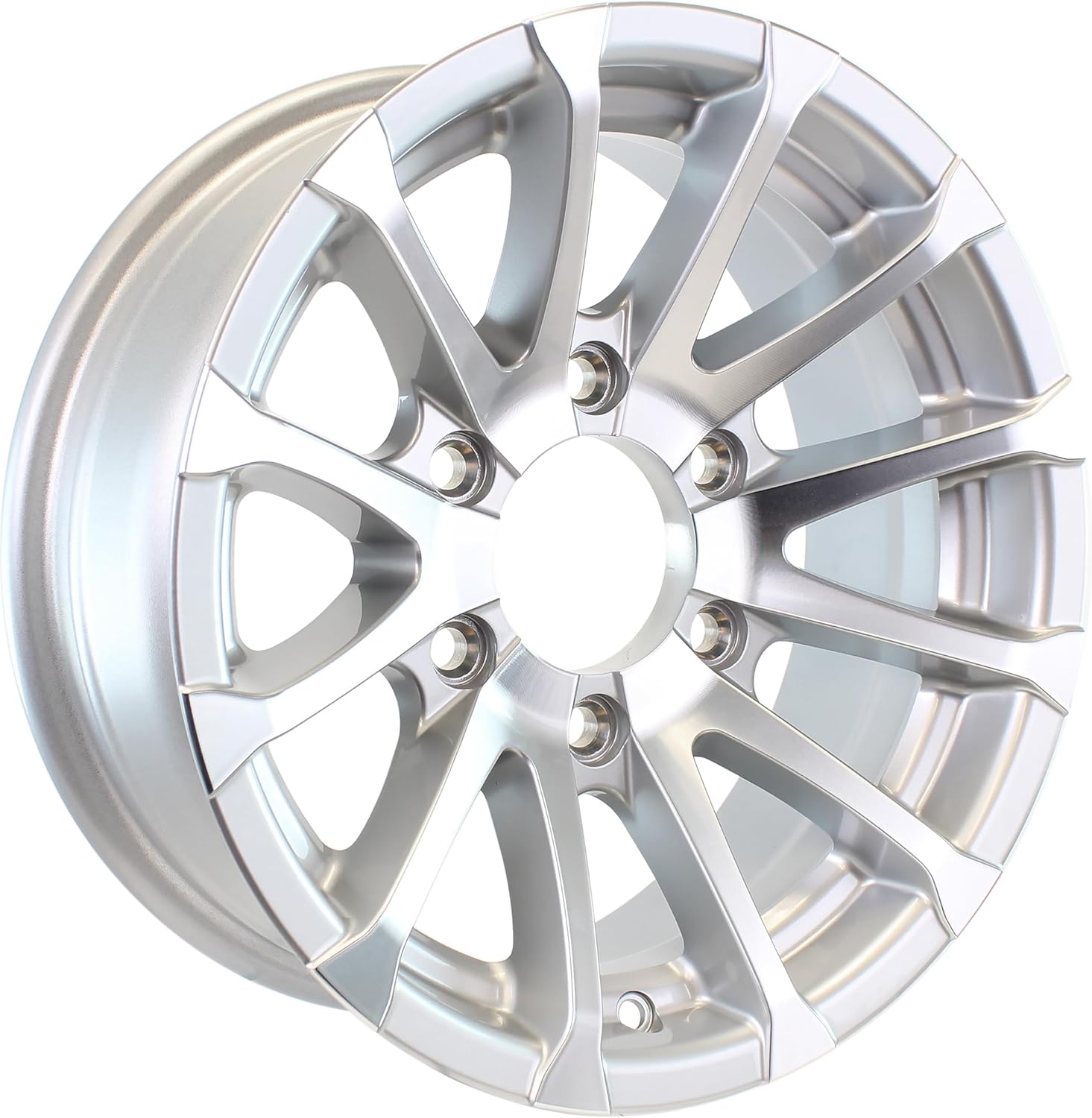 eCustomrim Aluminum Trailer Wheel 15X6 15 Inch Avalanche Style 6 Lug On 5.5 Inch Center Rim eCustomrim Aluminum Trailer Wheel 15X6 15 Inch Avalanche Style 6 Lug On 5.5 Inch Center Rim