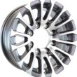 eCustomrim Aluminum Trailer Wheel 16X6 16 Inch 8 Lug 6.5 Center Avalanche Gun Metal Rim 4.90 Center Bore