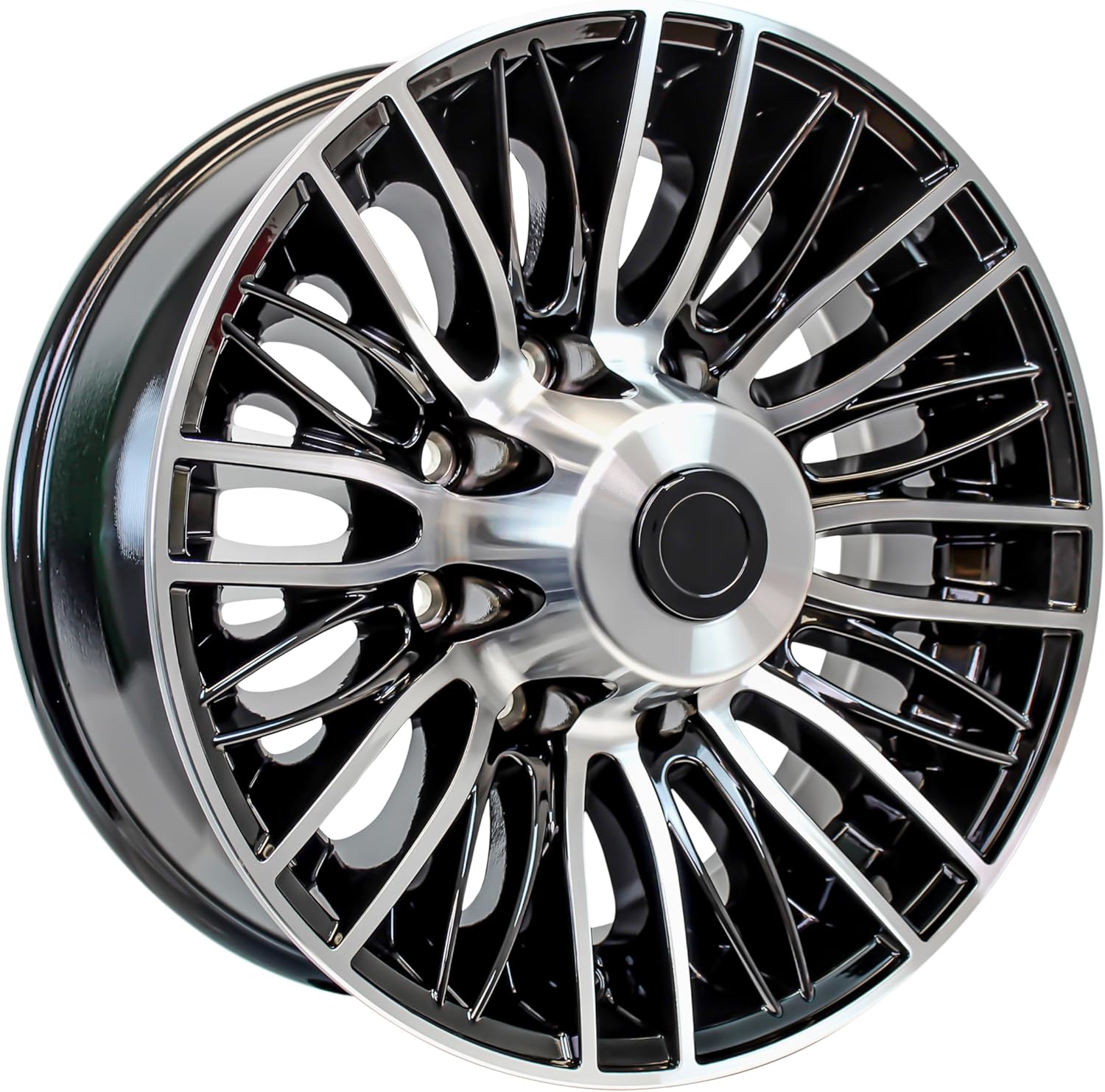 eCustomrim Aluminum Trailer Wheel 16X6 16 Inch Evolution Black 8 Lug On 6.5 Inch Center Rim eCustomrim Aluminum Trailer Wheel 16X6 16 Inch Evolution Black 8 Lug On 6.5 Inch Center Rim