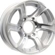 eCustomrim Aluminum Trailer Wheel 15X6 15 Inch 6 Lug 5.5 Center Summit Silver Grey Rim