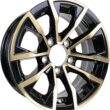 eCustomrim Brushed Gold Aluminum Trailer Wheel 14X5.5 14 Inch Edge Style 5 Lug On 4.5 Inch Center Rim 3.19 Center Bore
