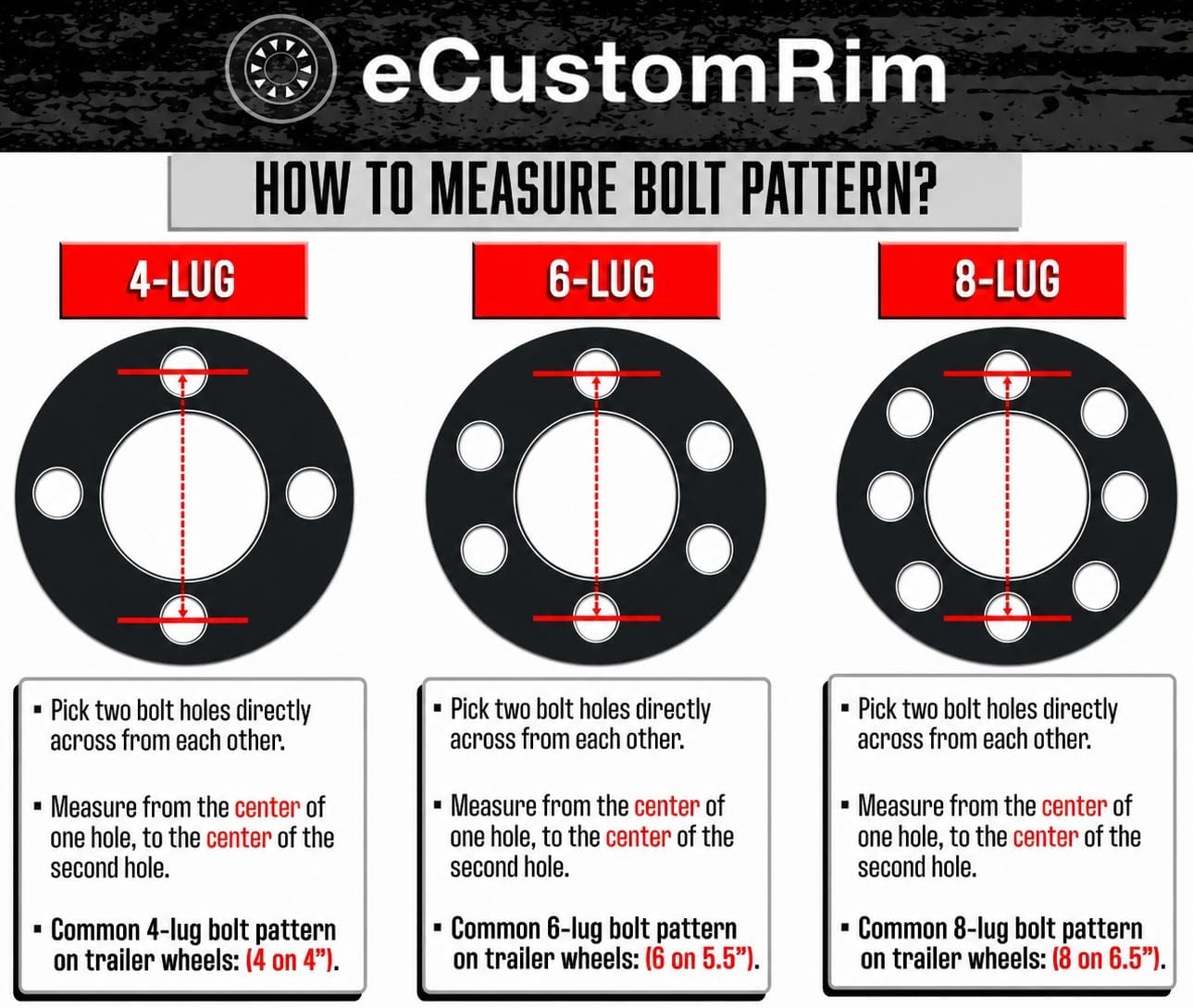 eCustomrim Aluminum Trailer Wheel 16X6 16 Inch Evolution Style 8 Lug On 6.5 Inch Center Rim eCustomrim Aluminum Trailer Wheel 16X6 16 Inch Evolution Style 8 Lug On 6.5 Inch Center Rim