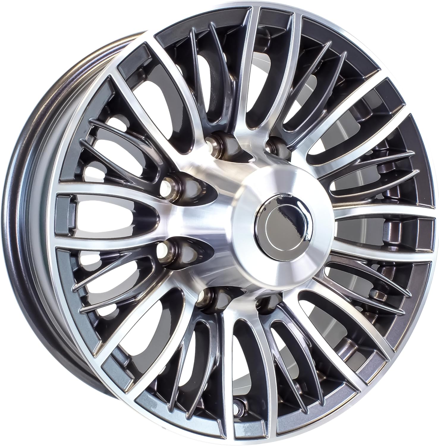 eCustomrim Aluminum Trailer Wheel 16X6 16 Inch Evolution Style 8 Lug On 6.5 Inch Center Rim eCustomrim Aluminum Trailer Wheel 16X6 16 Inch Evolution Style 8 Lug On 6.5 Inch Center Rim