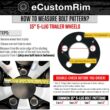 eCustomrim Radial Trailer Tire On Rim ST205/75R14 14 Inch Load C 5 Lug On 4.5 Center Black Spoke Wheel - 6 Year Warranty w/Roadside