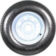 eCustomrim Trailer Tire Rim Assembly ST205/75D14 2057514 F78-14 14 Inch 5 Lug White Wheel - 2 Year Warranty w/Free Roadside